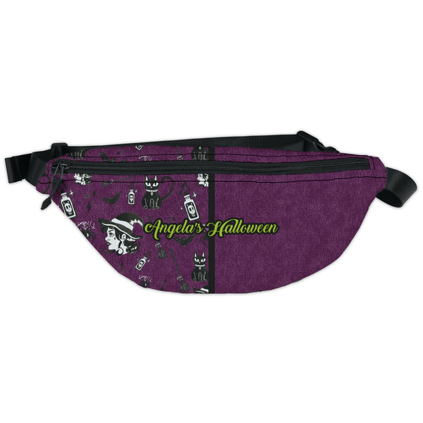 Custom Witches On Halloween Fanny Pack - Classic Style (Personalized)