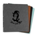Witches On Halloween Leather Binder - 1" (Personalized)