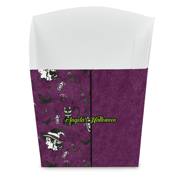 Custom Witches On Halloween French Fry Favor Boxes (Personalized)