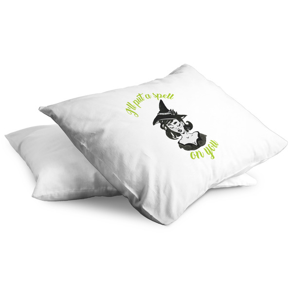 Witches On Halloween Full Pillow Case - TWO (partial print)