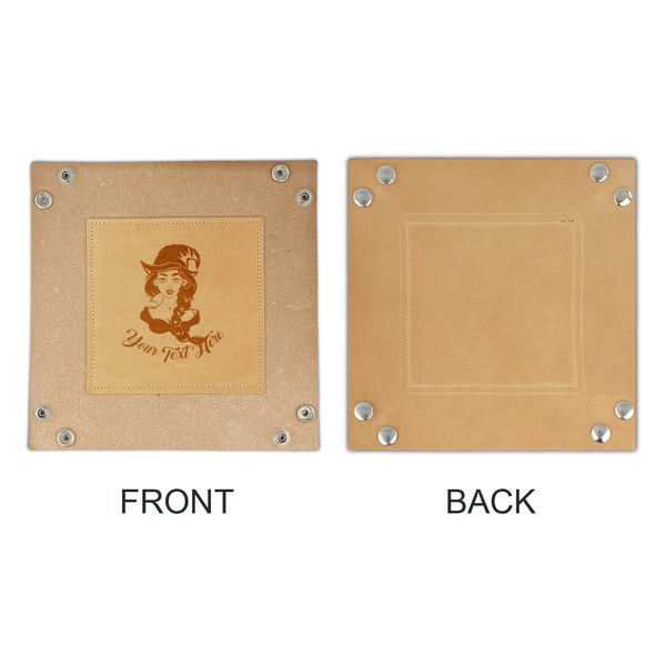 Witches On Halloween Genuine Leather Valet Trays - APPROVAL