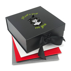 Witches On Halloween Gift Box with Magnetic Lid (Personalized)