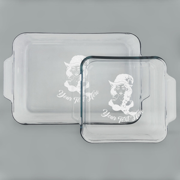 Witches On Halloween Glass Baking Dish Set - MAIN (set)