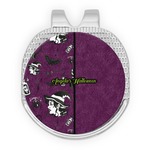 Witches On Halloween Golf Ball Marker - Hat Clip - Silver