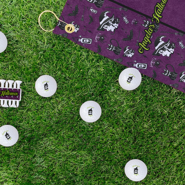 Witches On Halloween Golf Balls - Generic - Set of 12 - LIFESTYLE