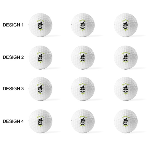 Witches On Halloween Golf Balls - Titleist - Set of 12 - APPROVAL