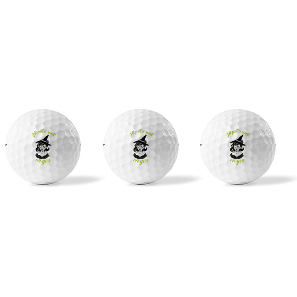 Witches On Halloween Golf Balls - Titleist - Set of 3 - APPROVAL