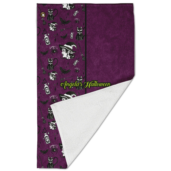Witches On Halloween Golf Towel - Folded (Large)