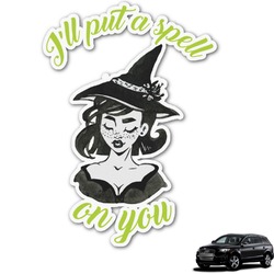Witches On Halloween Graphic Car Decal (Personalized)
