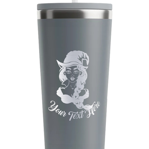 Witches On Halloween Grey RTIC Everyday Tumbler - 28 oz. - Close Up