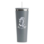 Witches On Halloween RTIC Everyday Tumbler with Straw - 28oz - Grey - Double-Sided (Personalized)