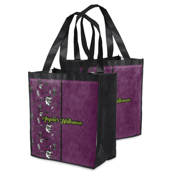 Witches On Halloween Grocery Bag - MAIN