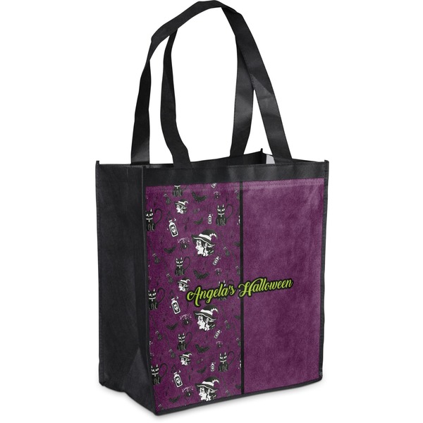 Custom Witches On Halloween Grocery Bag (Personalized)