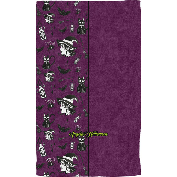Witches On Halloween Hand Towel (Personalized) Full