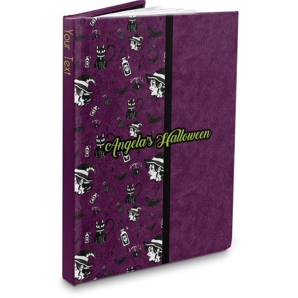 Custom Witches On Halloween Hardbound Journal - 5.75" x 8" (Personalized)