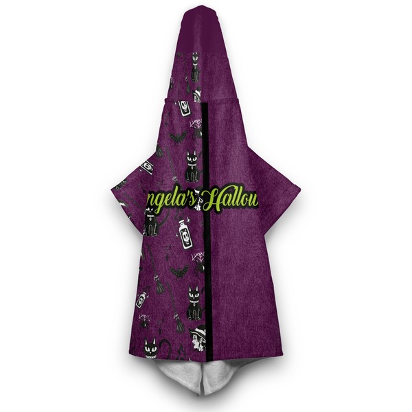 Witches On Halloween Hooded Towel - Hanging