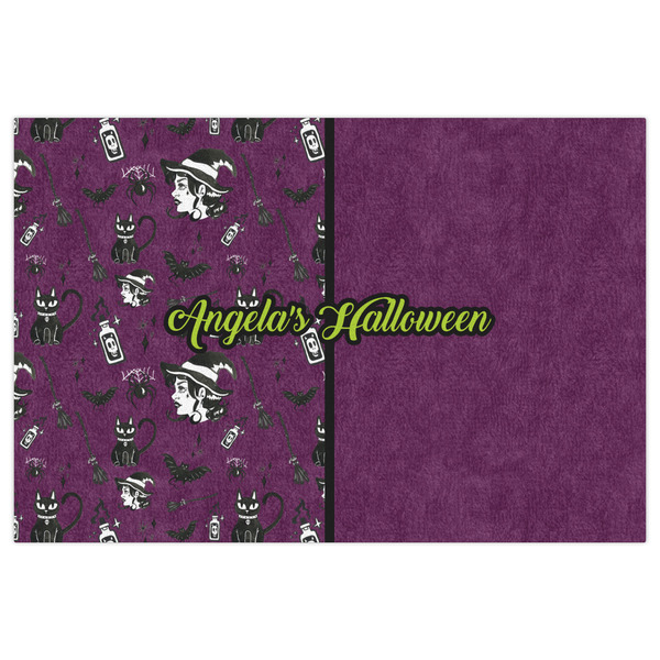 Witches On Halloween Indoor / Outdoor Rug - 2'x3' - Front Flat