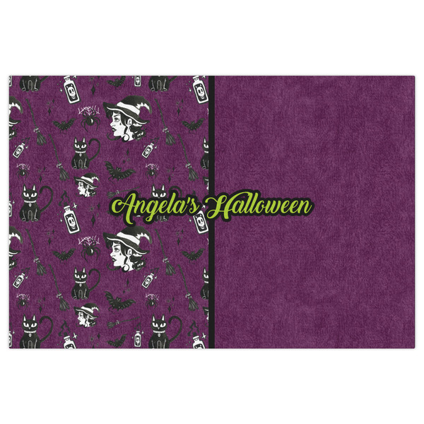Witches On Halloween Indoor / Outdoor Rug - 4'x6' - Front Flat