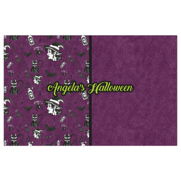 Witches On Halloween Indoor / Outdoor Rug - 5'x8' - Front Flat