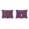 Witches On Halloween Indoor Rectangular Burlap Pillow (Front and Back)