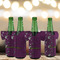 Witches On Halloween Jersey Bottle Cooler - Set of 4 - LIFESTYLE