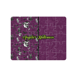 Witches On Halloween Jigsaw Puzzles (Personalized)