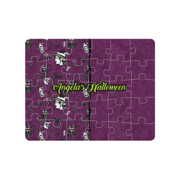 Custom Witches On Halloween Jigsaw Puzzles (Personalized)