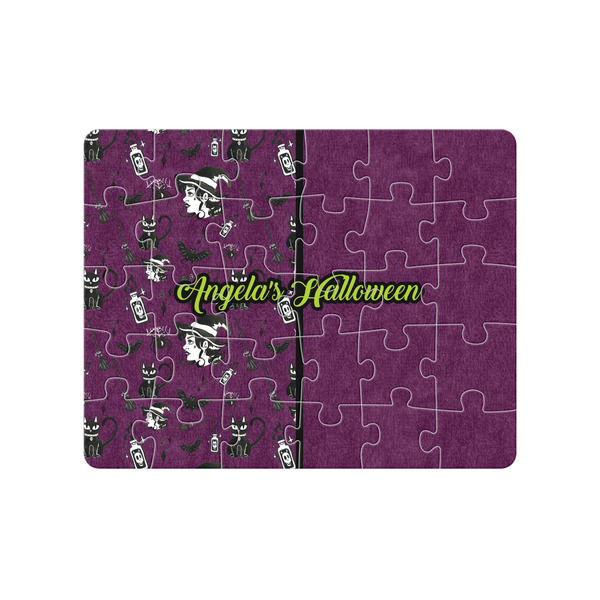Custom Witches On Halloween Jigsaw Puzzles (Personalized)