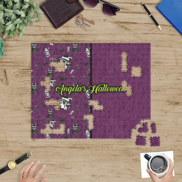 Witches On Halloween Jigsaw Puzzle 500 Piece - In Context