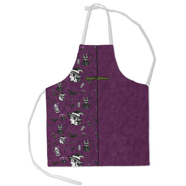 Custom Witches On Halloween Kid's Apron - Small (Personalized)