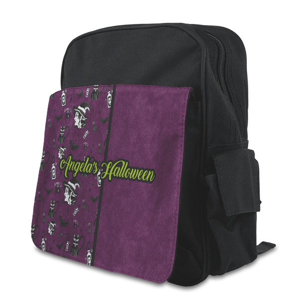Custom Witches On Halloween Preschool Backpack (Personalized)