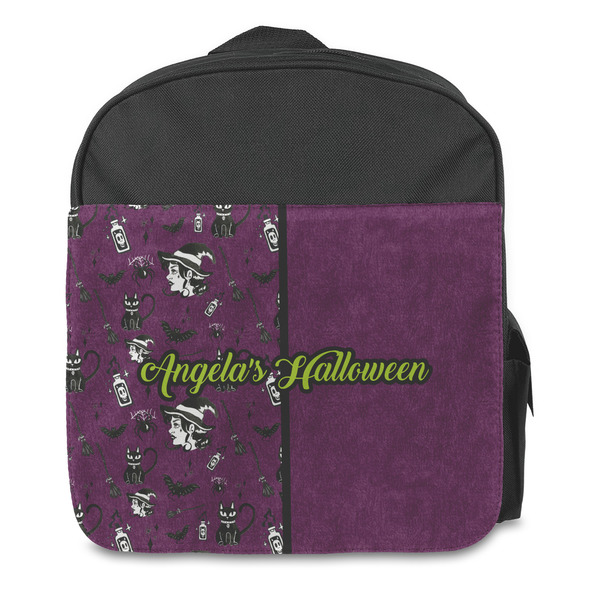 Witches On Halloween Kids Backpack - Front