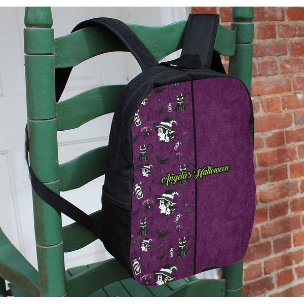 Witches On Halloween Kids Backpack - In Context