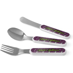 Witches On Halloween Kid's Flatware (Personalized)