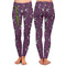Witches On Halloween Ladies Leggings - Front and Back