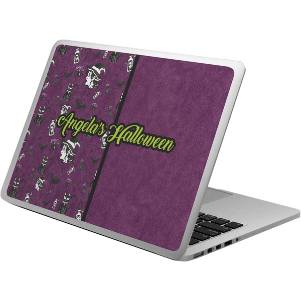 Custom Witches On Halloween Laptop Skin - Custom Sized (Personalized)