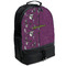 Witches On Halloween Large Backpack - Black - Angled View