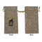 Witches On Halloween Large Burlap Gift Bags - Front Approval