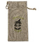 Witches On Halloween Large Burlap Gift Bag - Front (Personalized)