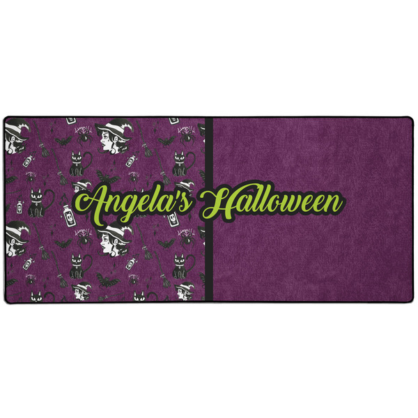 Custom Witches On Halloween 3XL Gaming Mouse Pad - 35" x 16" (Personalized)