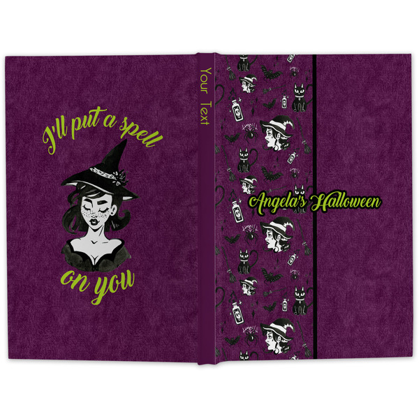 Witches On Halloween Large Hard Cover Journal - Apvl