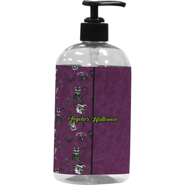 Custom Witches On Halloween Plastic Soap / Lotion Dispenser (Personalized)
