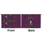 Witches On Halloween Large Zipper Pouch Approval (Front and Back)