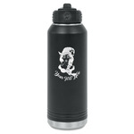 Witches On Halloween Water Bottle - Laser Engraved - Front (Personalized)