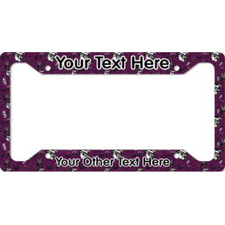 Witches On Halloween License Plate Frame - Style A (Personalized)