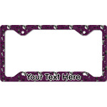 Witches On Halloween License Plate Frame - Style C (Personalized)