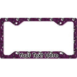 Witches On Halloween License Plate Frame - Style C (Personalized)