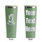 Witches On Halloween Light Green RTIC Everyday Tumbler - 28 oz. - Front and Back