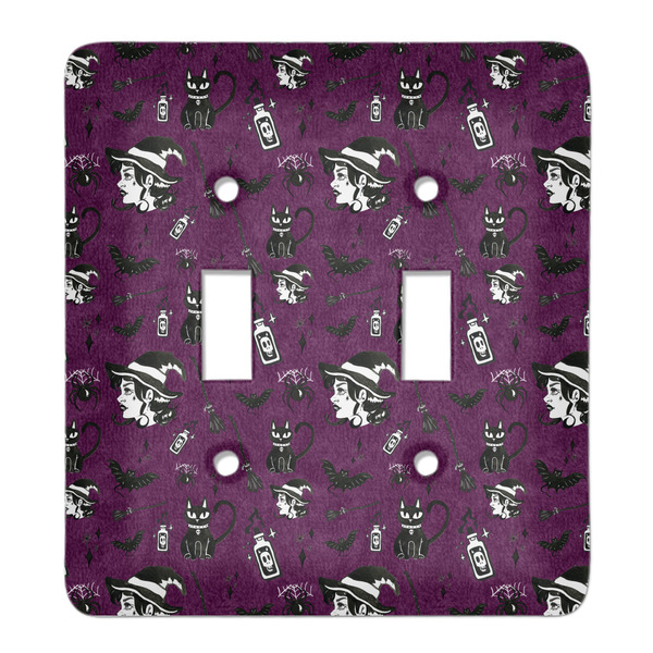 Custom Witches On Halloween Light Switch Cover (2 Toggle Plate)