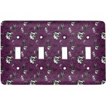 Witches On Halloween Light Switch Cover (4 Toggle Plate)